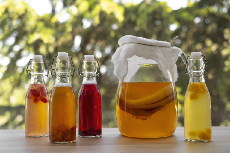 Kombucha v láhvích