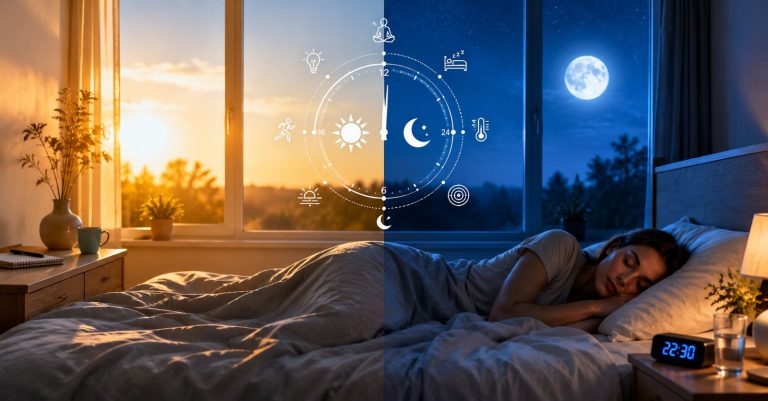 Cirkadiánní rytmus: jak nastavit spánek podle biologie Cirkadiánní rytmus — spánek den a noc