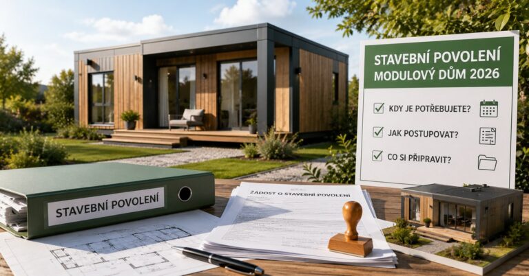 Stavební povolení pro modulový dům 2026: kdy ho potřebujete a jak postupovat krok za krokem Stavebni Povoleni Cover 1 1 — Stavební povolení pro modulový dům 2026: kdy ho potřebujete a jak postupovat krok za kroke